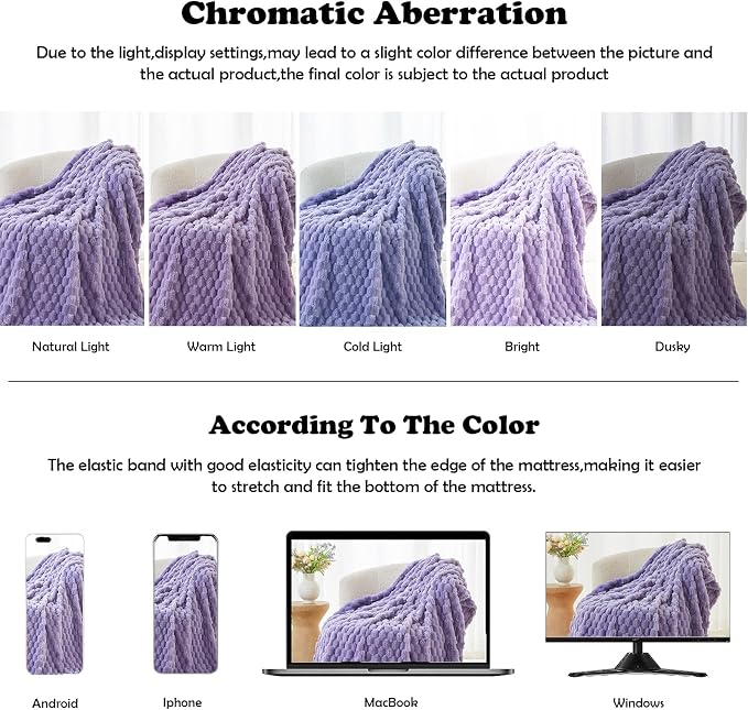 NEWCOSPLAY Fleece Clouds Cozy King Blanket - Image 6
