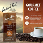 Boston’s Best Coffee - Colombian Blend Delicious Gourmet, Premium Ground Coffee, 11 oz. / 311 g Coffee Bag