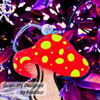 【300+ Design Optional】 Fuehbur Mini Mushroom Car Freshies Mold- Air Freshie - Aroma Bead Freshener-Epoxy Resin - Candle Soap Mold Silicone Mould【Upgraded Thickened Material】- Medium Size