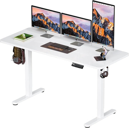 BIZUM Electric Standing Desk 60 x 24 Inch Computer Desk-Gaming Desk White Home by Unknown
