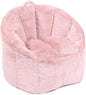 Big Joe Milano Bean Bag Chair for Kids, Ultra-Soft Mauve Plushie Polyester Blend by BigJoe