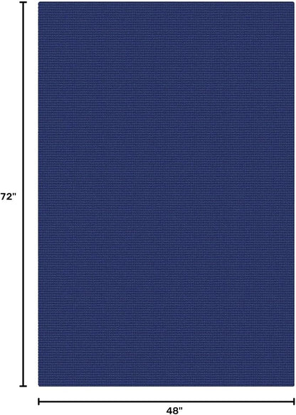 KOZYFLY Washable 4x6 Entry Woven Area Rug, Braided Throw Rugs - Image 2