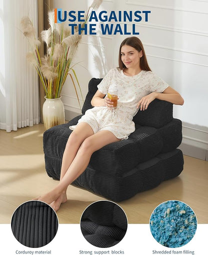 Folding Sofa Bed, 1 Person Sleeper Sofa - Image 6