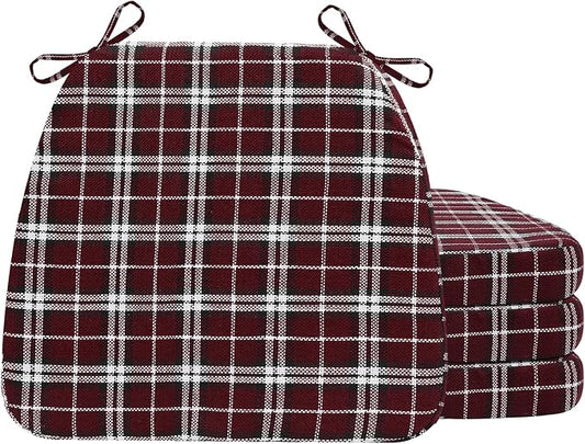 AAAAAcessories D-Shaped Chair Cushions, Machine-Washable Cover by AAAAAcessories