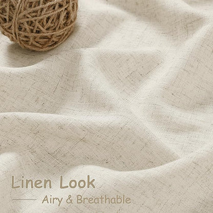 Vanilla Linen Curtains 96 Inches Long - Image 4