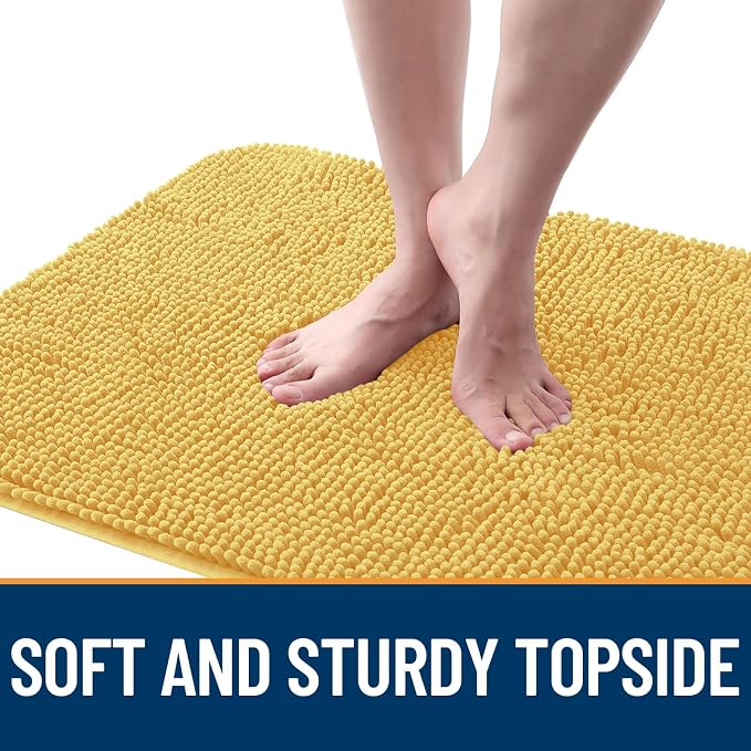 OLANLY Dog Door Mat for Muddy Paws 70x35, Super Absorbent Chenille Mud Mat | - Image 4