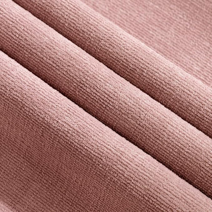 MIULEE Blush Pink Chenille Couch Throw Pillow Covers, 20x20 | Set of 2 - Image 2
