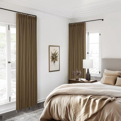 Dutch Cocoa Linen Blackout 92 Inch Curtains - Image 9