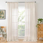 BGment Oatmeal Linen Curtains 84 Inch Length by BGment