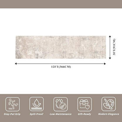 3x12 ft Washable Hallway Runner Rug - Image 2