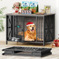 EasyCom Foldable Dog Crate Furniture, 41.3" Dog Crates by EasyCom