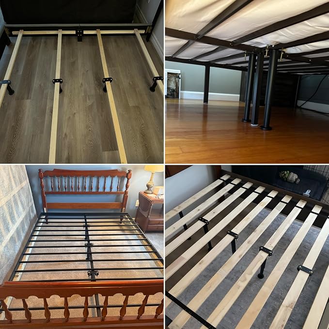 Under Bed Metal Support Legs, Adjustable Height Bed Frame Support Leg, Bed Slat - Image 9