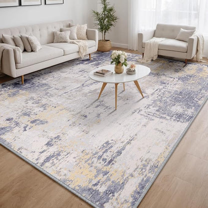 RELEANY Washable 6'x9' Abstract Area Rug - Image 9