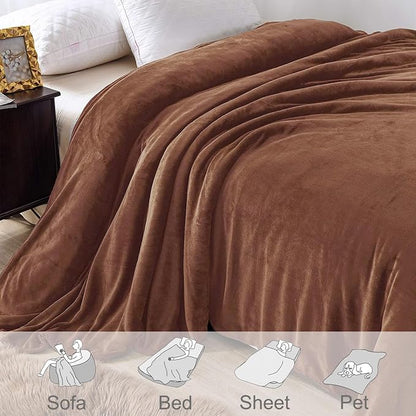 Exclusivo Mezcla Soft Large Fleece Throw Blanket - Image 4