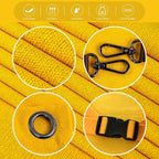 Kitchen Apron, Work Apron, Canvas, Multiple Pockets, Gardening, Painting, BBQ, Artist, Carpenter, Sizes M to XXL, Yellow