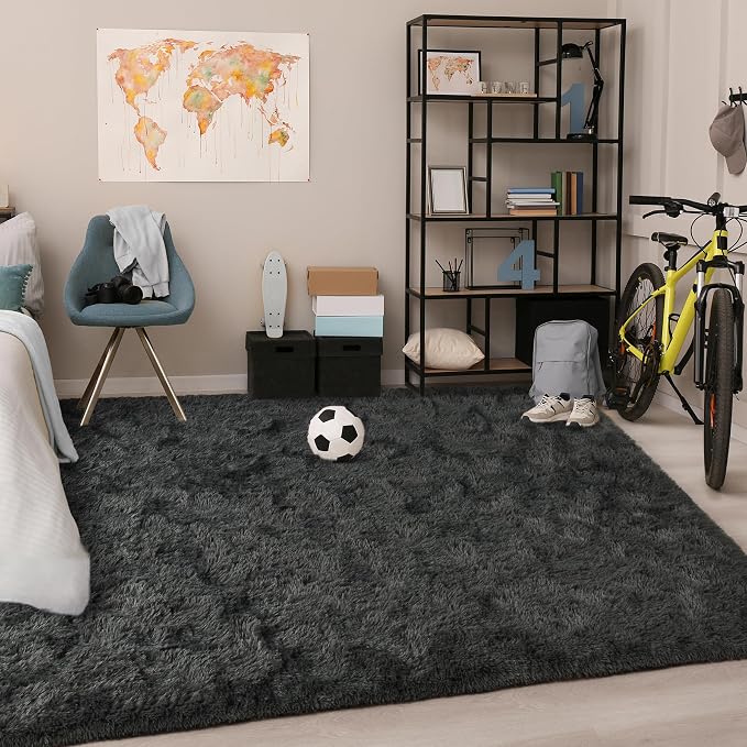 Chicrug Soft Area Rugs for Bedroom Living Room Plush Fluffy Rug 3x5 | Shag - Image 4