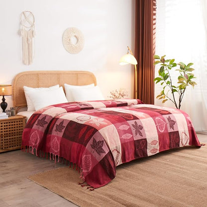 Bohemian Chenille Jacquard Tassel Throws - Image 4