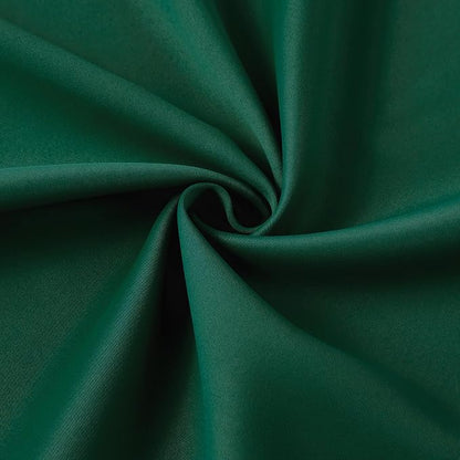92 Inch Dark Green Pinch Pleated Blackout Curtains - Image 7