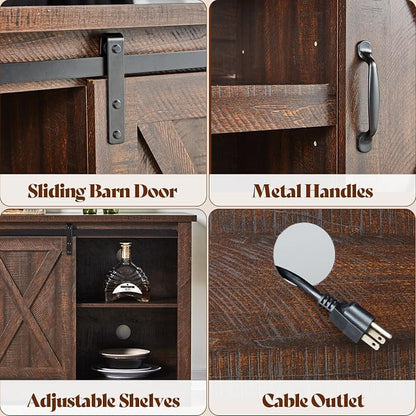 AMERLIFE 66" Farmhouse TV Stand - Image 7