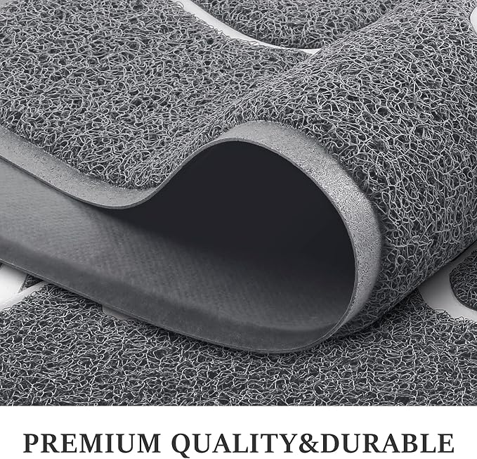 Door Mat Welcome Mat Floor Mat for Entryway, High Traffic Areas | Low Profile - Image 5