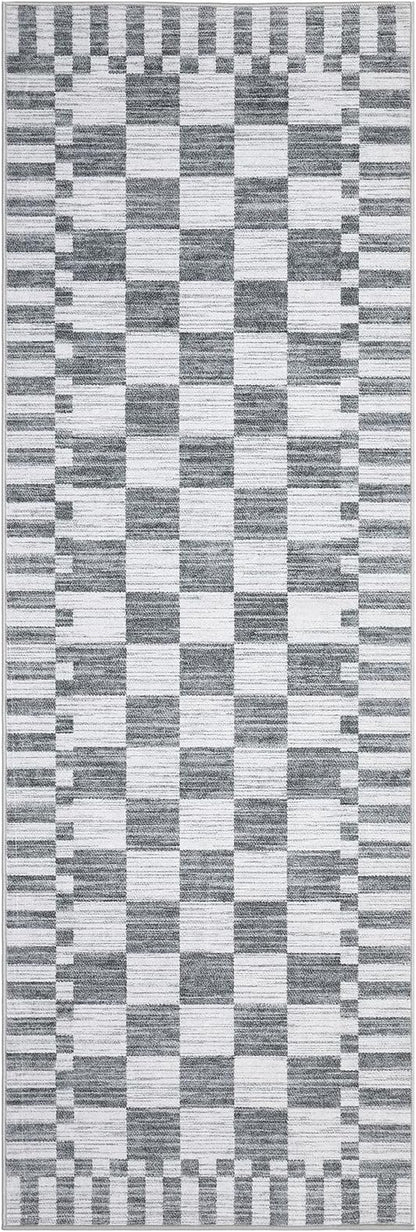 GarveeHome 2x12 Checkered Kitchen Runner Rug - Image 4