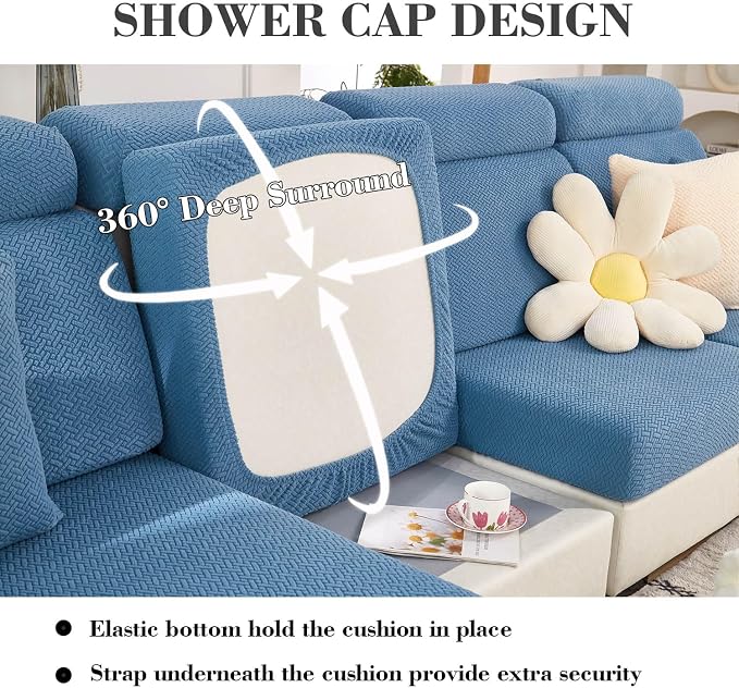 Sofa Covers Couch Covers for Sofa Pet Friendly Couch Cushion Covers Universal - Image 4