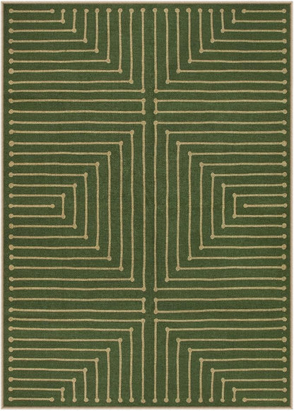 Lahome Neutral Easy Jute Outdoor Rug 5x7 - Image 8