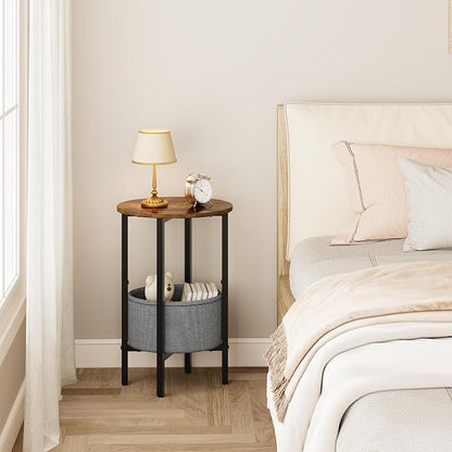 Vagusicc Round Side Table End Table - Image 6