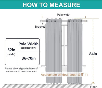NICETOWN 100% Blackout Curtain Set, Thermal Insulated & Energy Efficiency - Image 7