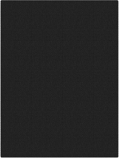 KOZYFLY Black Washable 3x4 Woven Entry Area Rug, Braided Throw Rugs - Image 9