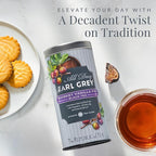 The Republic of Tea – All Day Earl Grey Whiskey Vanilla Fig Black Tea, Naturally Caffeinated, 36 Tea Bags