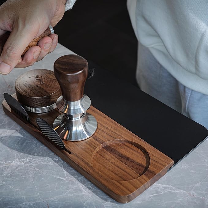 Breville Espresso Accessories Kit Includes 54mm Bottomless Portafilter, Precision Tamper, Coffee Distributor, Leather Tamping Mat and WDT Tool