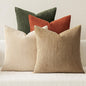 MIULEE Fall Corduroy Decorative Throw Pillow Covers Rust-Olive Green 24x24 | by MIULEE