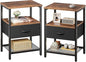 Huuger Nightstand Set of 2, Night Stand by Huuger