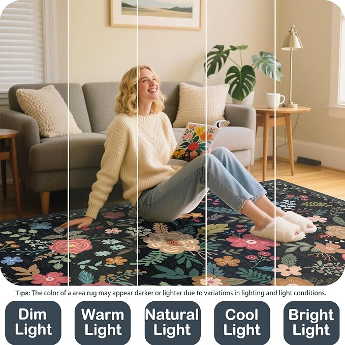 Washable 2' x 6' Runners for Hallways, Non Slip Long Floor Runner for Kitchen - Image 5