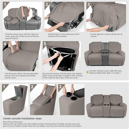 TAOCOCO Loveseat Recliner Cover - Image 6