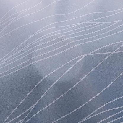 Navy Blue and Greyish White Blackout Curtains - Image 8
