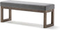 SIMPLIHOME Milltown Large Ottoman Bench by SimpliHome