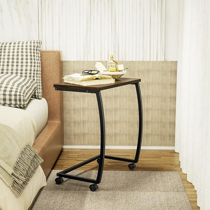 SRIWATANA Side Table, C-Shaped End Table - Image 3