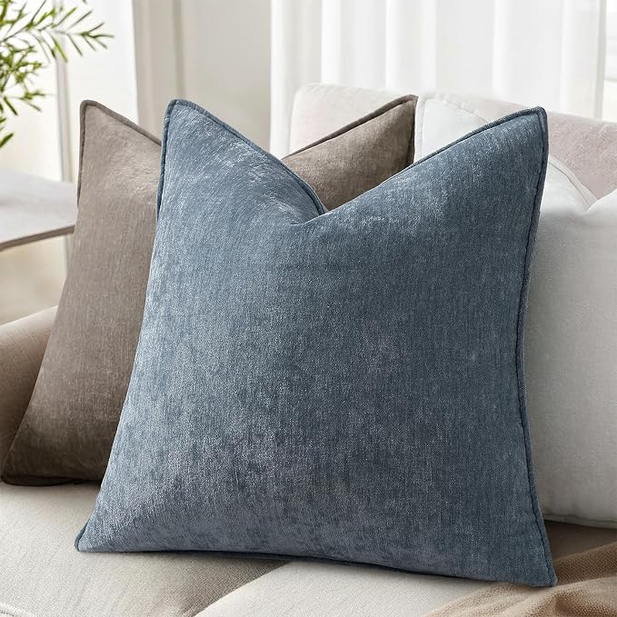 decorUhome Summer Couch Throw Pillow Covers 20x20 Set of 2, Decorative Soft - Image 5