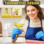 DIYSELF Razor Blade Scraper, 1 Pack Razor Scraper, 4 Inch Razor Blade Scraper Tool with 10 Extra Blades, Scraper for Cleaning, Glass Top Stove, Sticker Removal, Floor, Glass Scraper, Paint Scraper