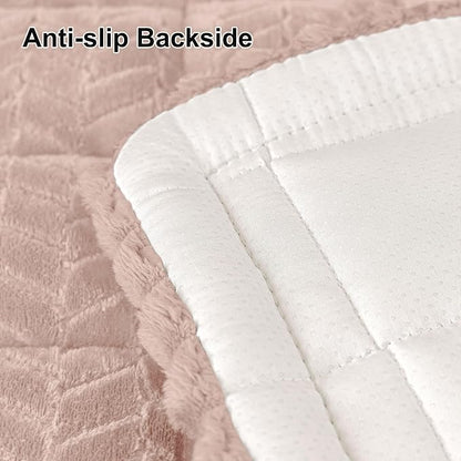 Smiry Couch Cover for Dogs, Non Slip Fuzzy Pet Sofa Arm Covers Washable | Sofa - Image 6