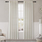 Cream Linen Curtains 84 inches Long by Nanspring