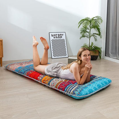MAXYOYO Bohemian Floor Cot Mattress, Japanese Floor Mattress Narrow Twin Futon - Image 5