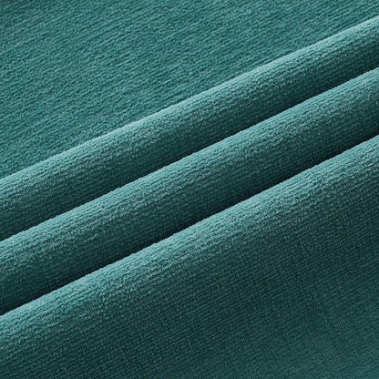 MIULEE Teal Chenille Couch Lumbar Throw Pillow Covers, 12x20 | Set of 2 - Image 5