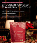 Truvani Vegan Pea Protein Powder | Chocolate Strawberry | 20g Organic Plant Based Protein | 1 Serving | Keto | Gluten & Dairy Free | Low Carb | No Added Sugar