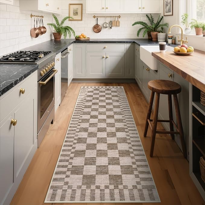 GarveeHome 2x6 Kitchen Runner Rug Non Slip Washable Runner Rug by GarveeHome