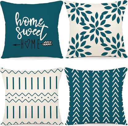 YCOLL Pillow Covers 20x20 Set of 4, Modern Sofa Throw Pillow Cover, Decorative by PillowCoversExpert