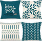 YCOLL Pillow Covers 20x20 Set of 4, Modern Sofa Throw Pillow Cover, Decorative by PillowCoversExpert
