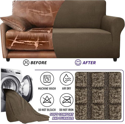ZNSAYOTX Super Stretch Chair Slipcover Universal Sofa Chair Covers - Image 7